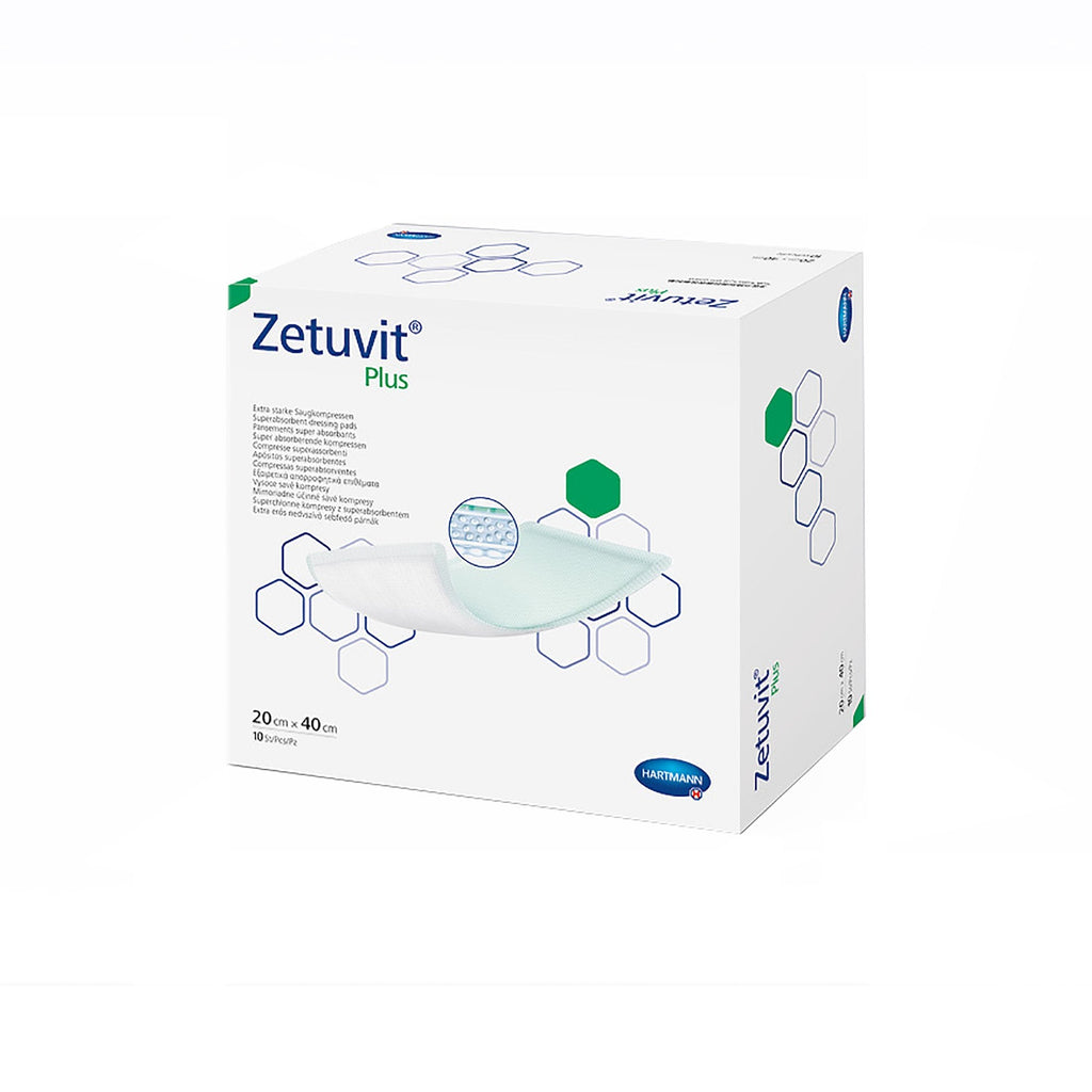 ZetuvitÂ® Plus Sterile Superabsorbent Dressing, 8 x 16 Inch
