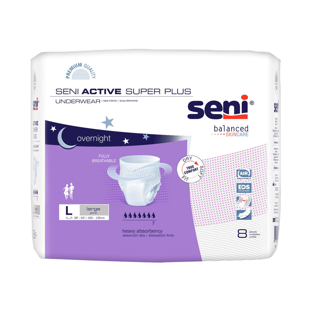 SeniÂ® Active Super Plus Heavy Absorbent Underwear, Large