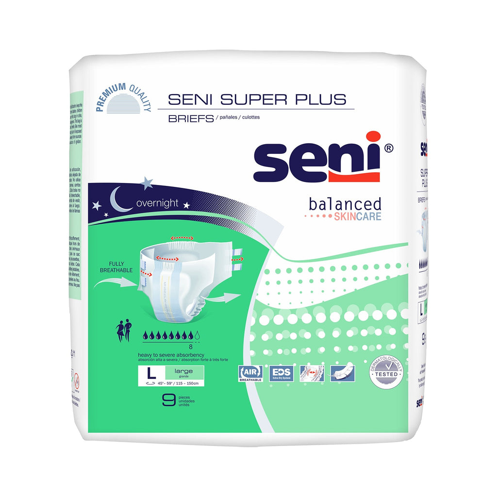 SeniÂ® Super Plus Heavy to Severe Absorbency Incontinence Brief, Large