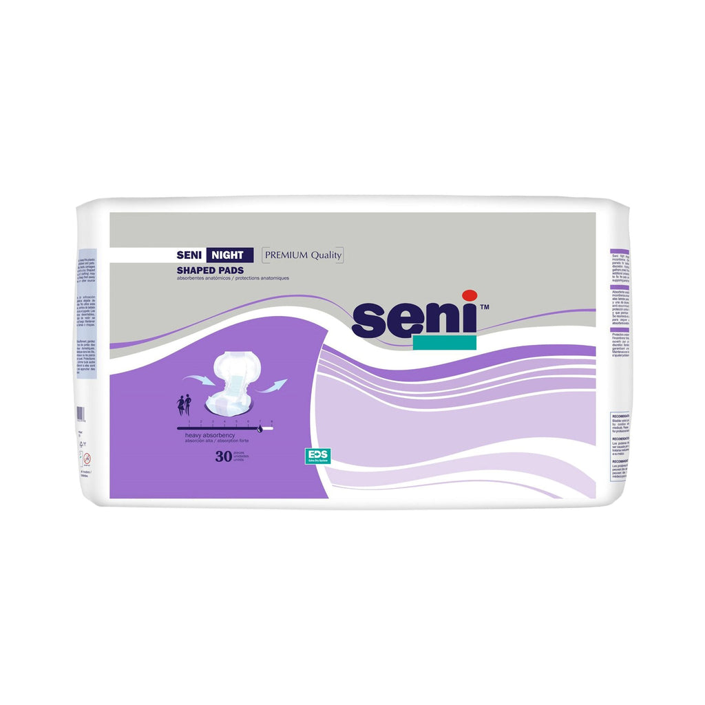 SeniÂ® Shaped Pads Heavy Absorbency Incontinence Liner, 27.2-Inch Length