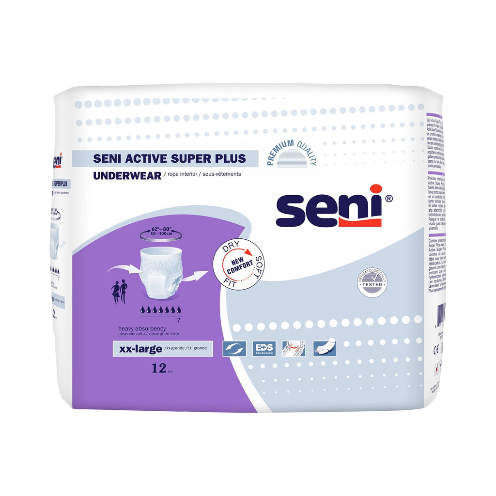 SeniÂ® Active Super Plus Heavy Absorbent Underwear, Extra Extra Large
