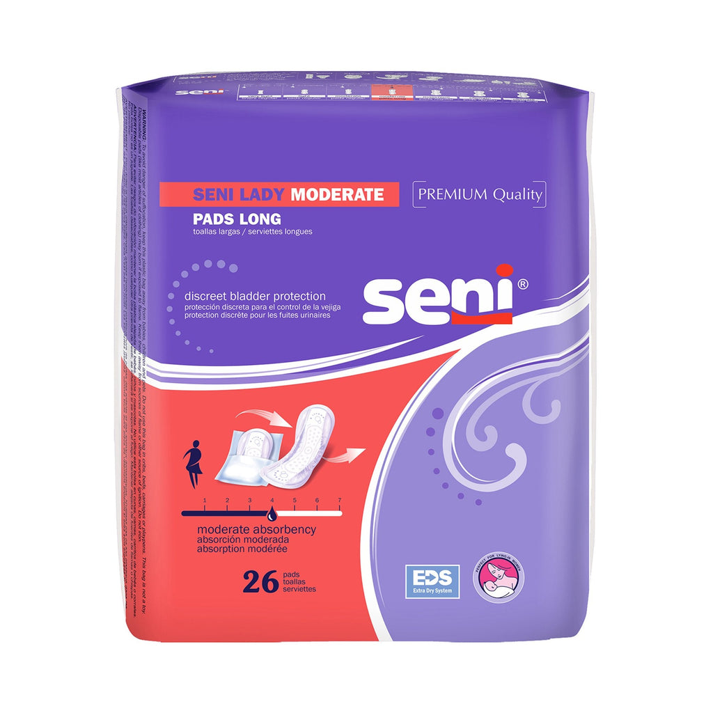 SeniÂ® Lady Moderate Bladder Control Pad, 11-Inch Length