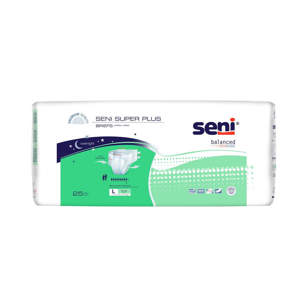 SeniÂ® Super Plus Severe Absorbency Incontinence Brief, Large