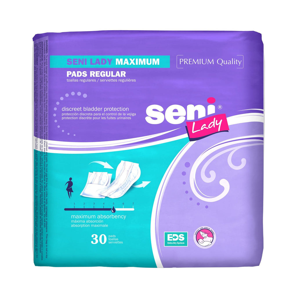 SeniÂ® Lady Maximum Bladder Control Pad, 11-Inch Length