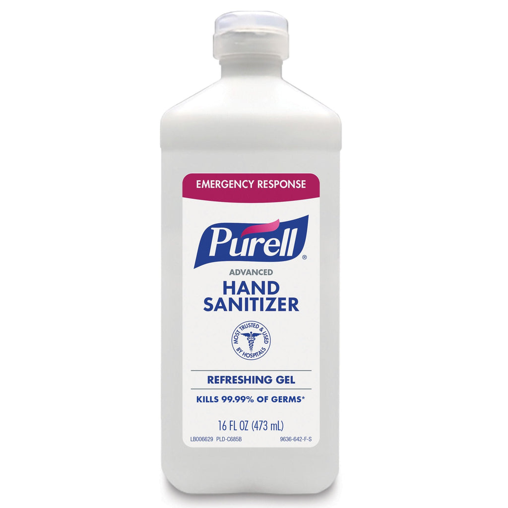 PurellÂ® Advanced Hand Sanitizer Refreshing Gel, 16 oz. Flip Cap Bottle