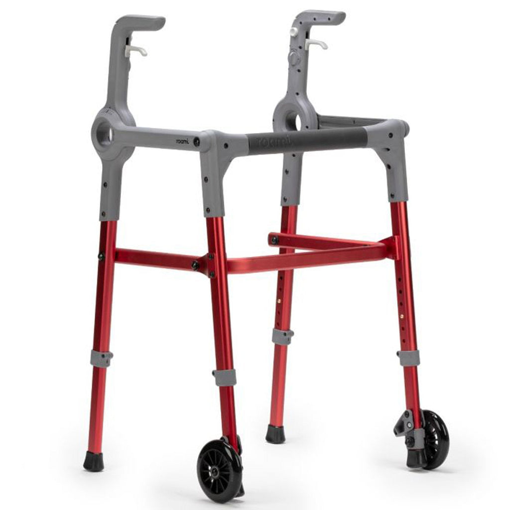 Roami Adjustable Height Walker, Red