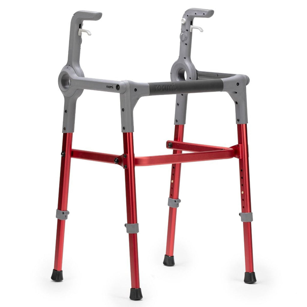 Roami Adjustable Height Walker, Red