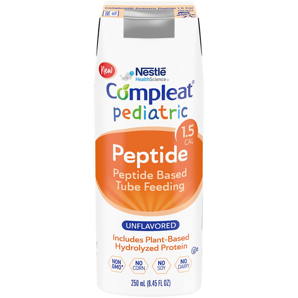 CompleatÂ® Peptide 1.5 Pediatric Oral Supplement / Tube Feeding Formula, 8.45 oz. Carton