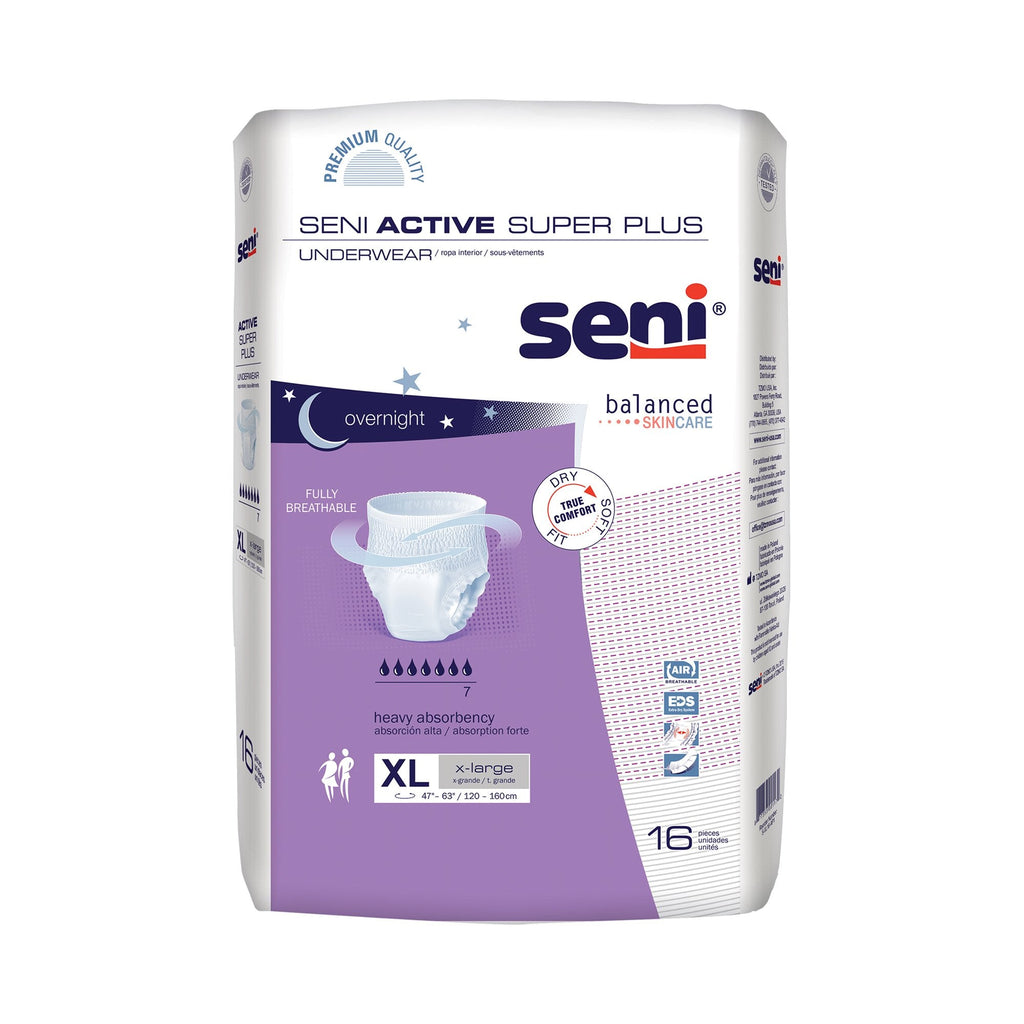 SeniÂ® Active Super Plus Absorbent Underwear, X-Large
