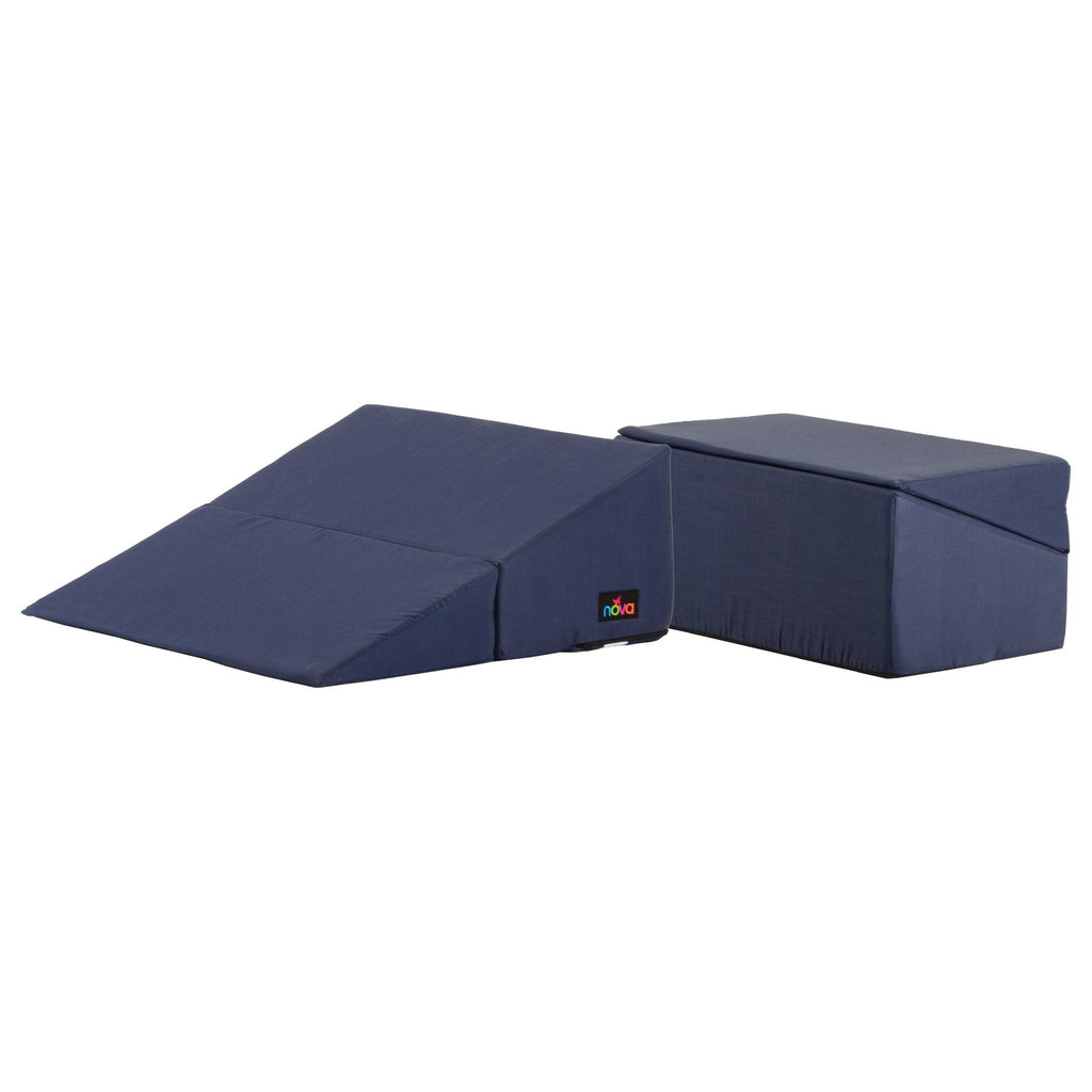 Nova Ortho-Med Folding Bed Wedge/Pillow Table, Blue