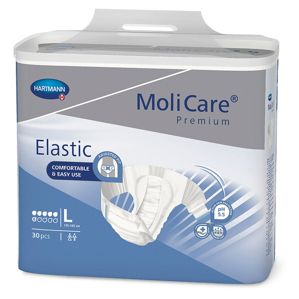MoliCareÂ® Premium Elastic Incontinence Brief, 6D, Large