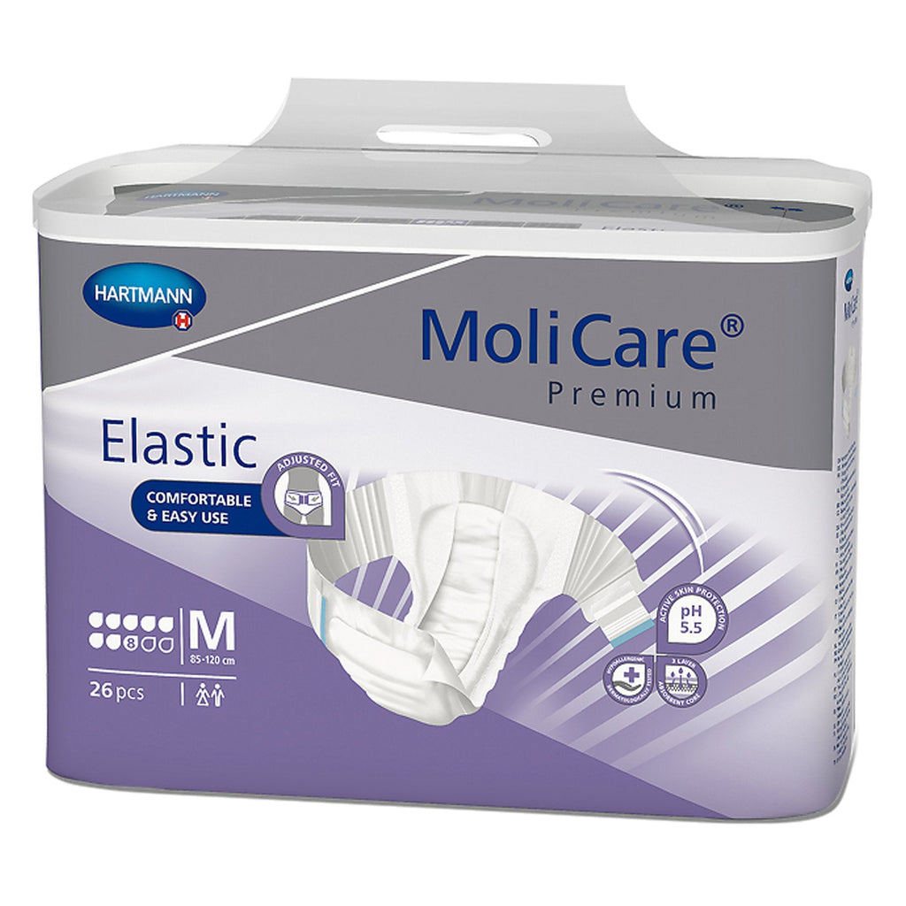 MoliCareÂ® Premium Elastic Incontinence Brief, 8D, Medium