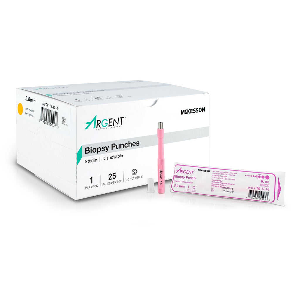 McKesson Argent™ Disposable Biopsy Punches, 5.0 mm