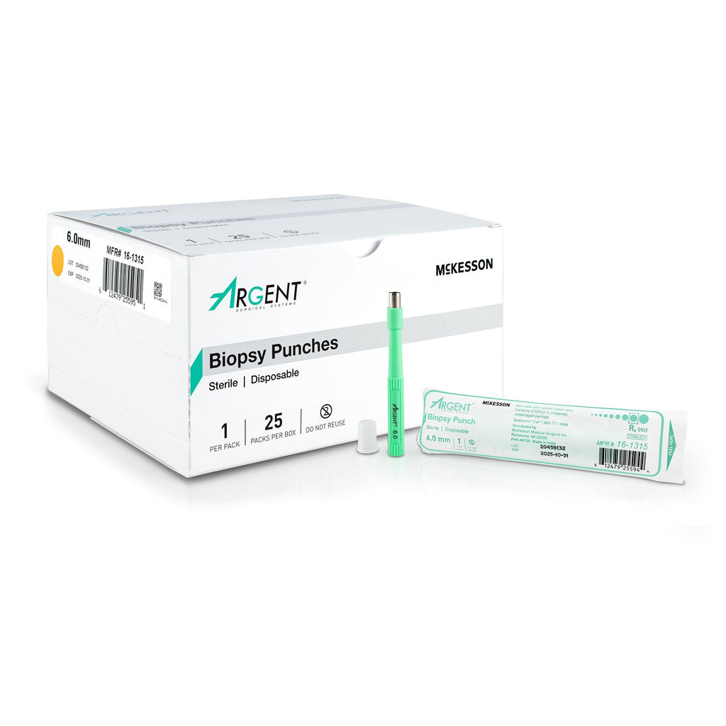 McKesson Argent™ Disposable Biopsy Punches, 6.0 mm