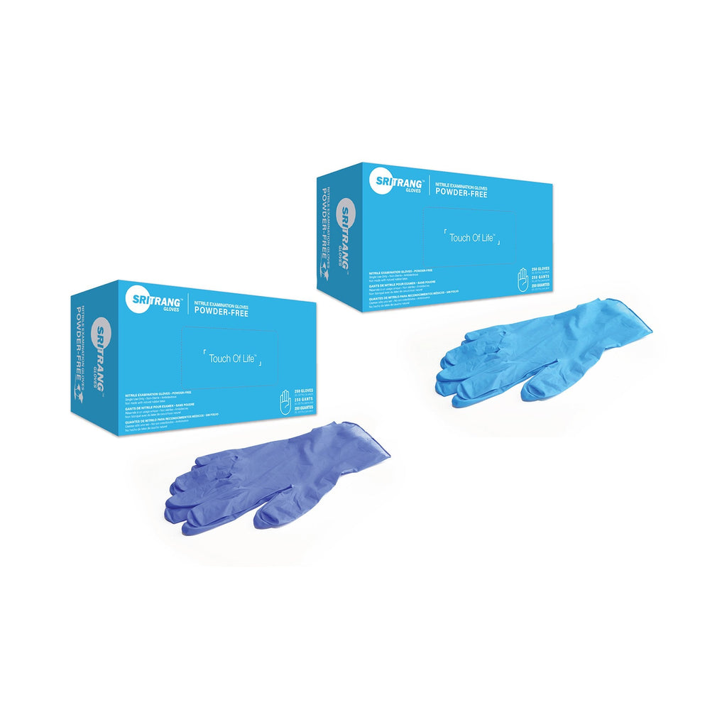 Touch of Lifeâ„¢ Nitrile Exam Glove, Large, Blue