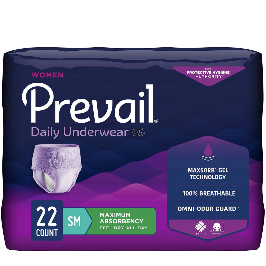 PrevailÂ® Daily Underwear Maximum Absorbent Underwear, Small