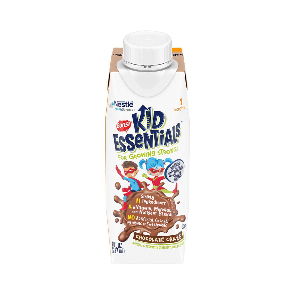 BoostÂ® Kid Essentialsâ„¢ Chocolate Pediatric Oral Supplement, 8 oz Carton