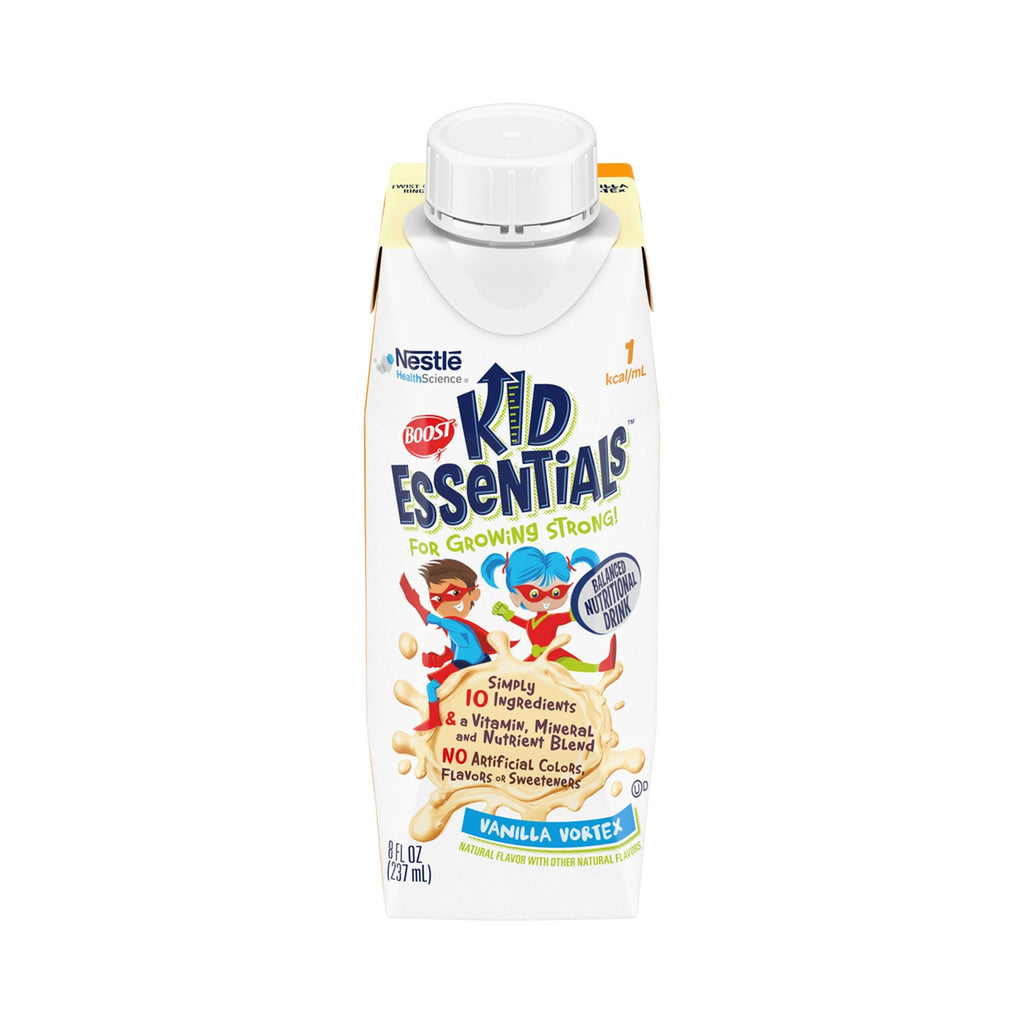 BoostÂ® Kid Essentialsâ„¢ Vanilla Pediatric Oral Supplement, 8 oz. Carton