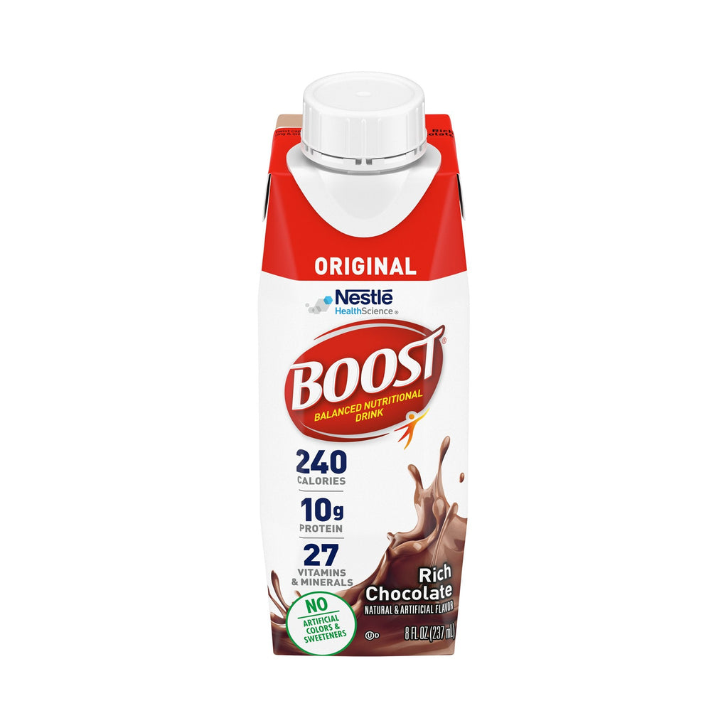BoostÂ® Original Chocolate Oral Supplement, 8 oz. Carton