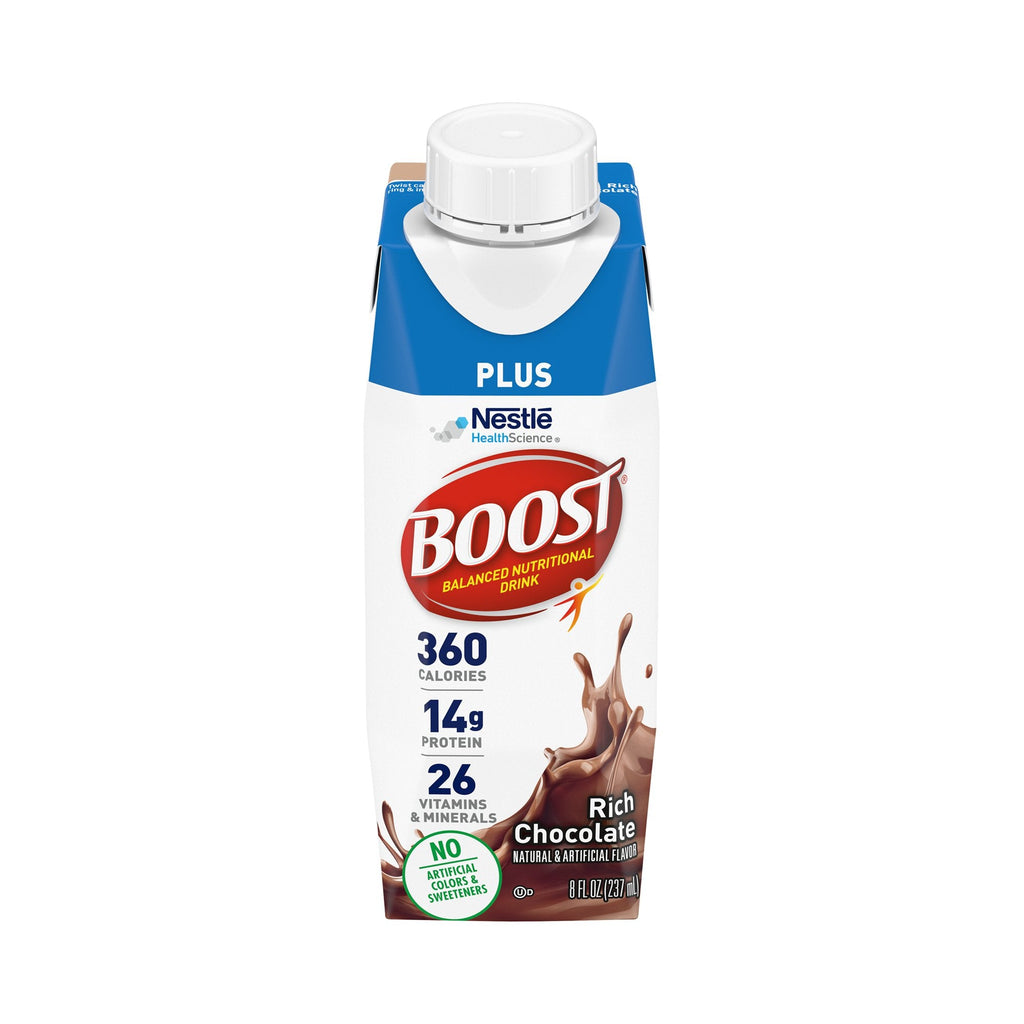 Boost PlusÂ® Chocolate Oral Supplement, 8 oz. Carton