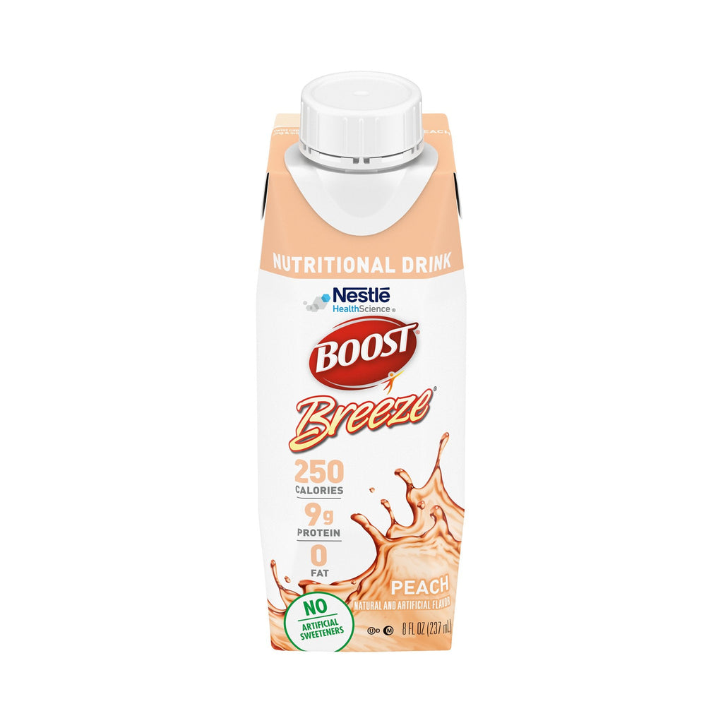 Boost BreezeÂ® Peach Oral Supplement, 8 oz. Carton