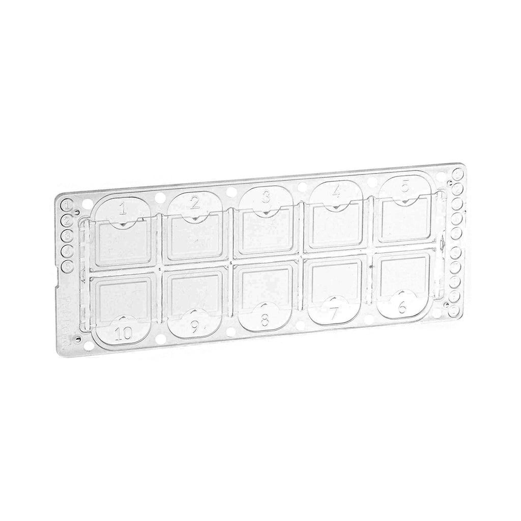 McKesson Acrylic Microscope Precision Cell Slide, 10-Chamber