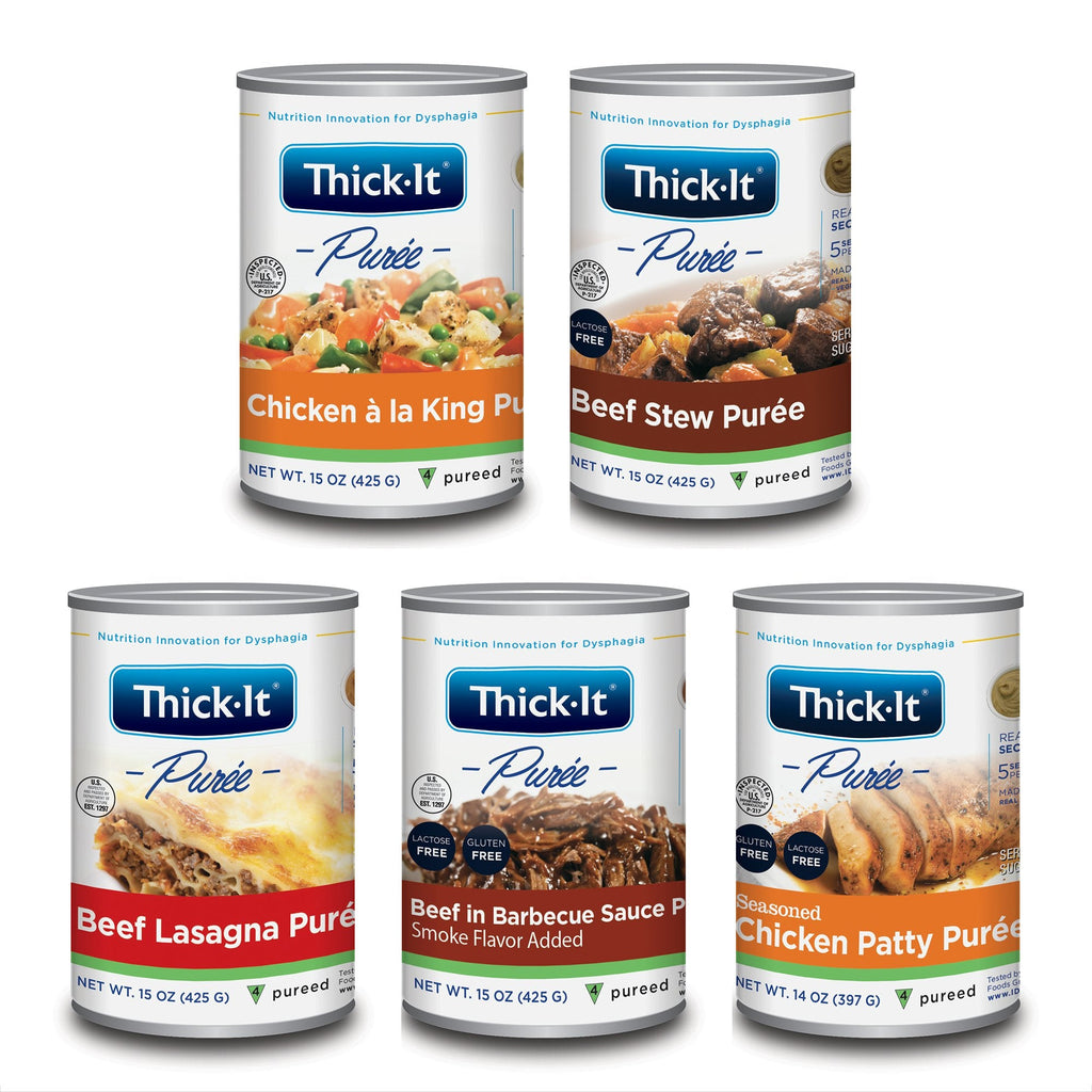 Thick-ItÂ¨ Variety of Meat EntrÅ½es PurÅ½e, 12 Cans per Case