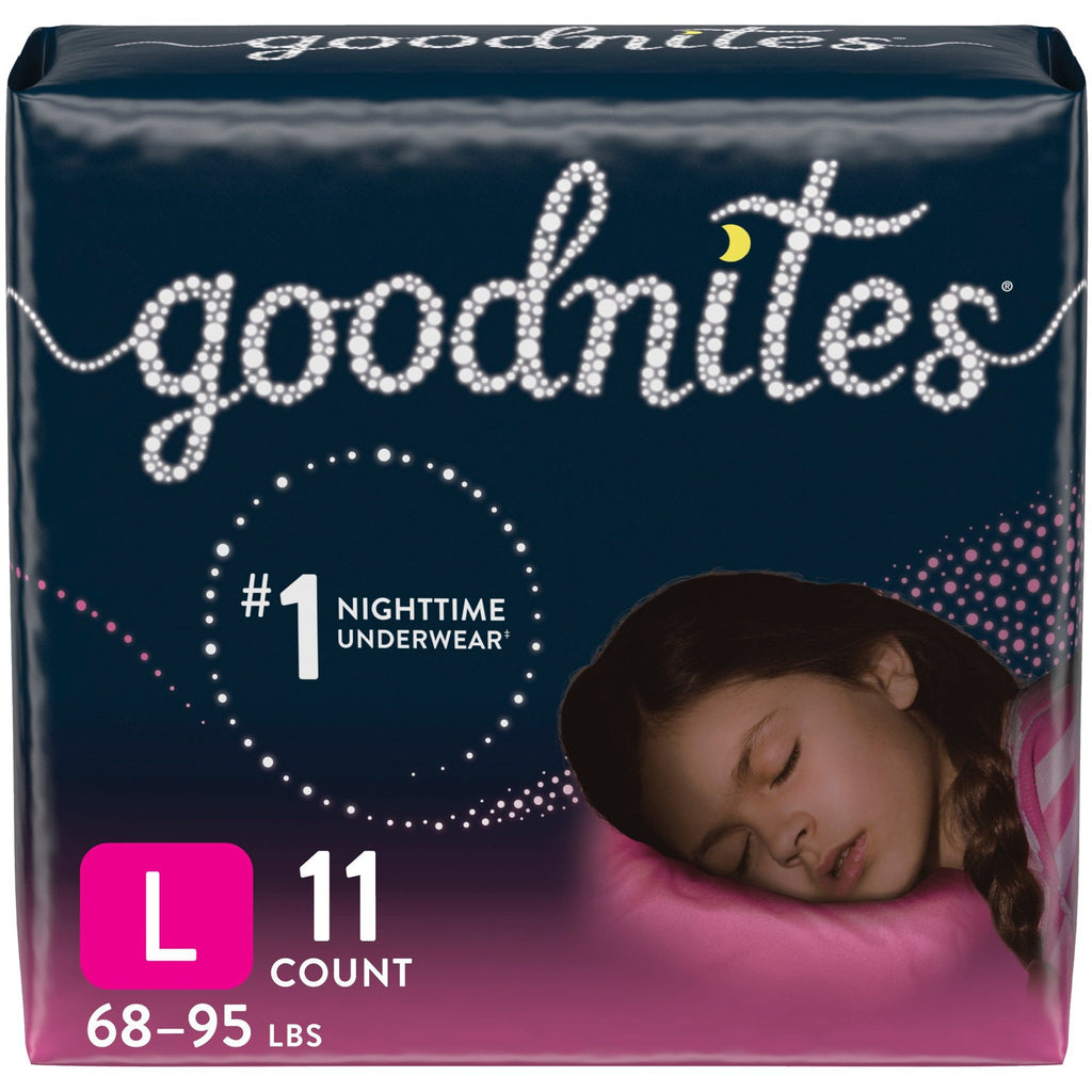 GoodNitesÂ® Absorbent Underwear, Large, 11 per Pack