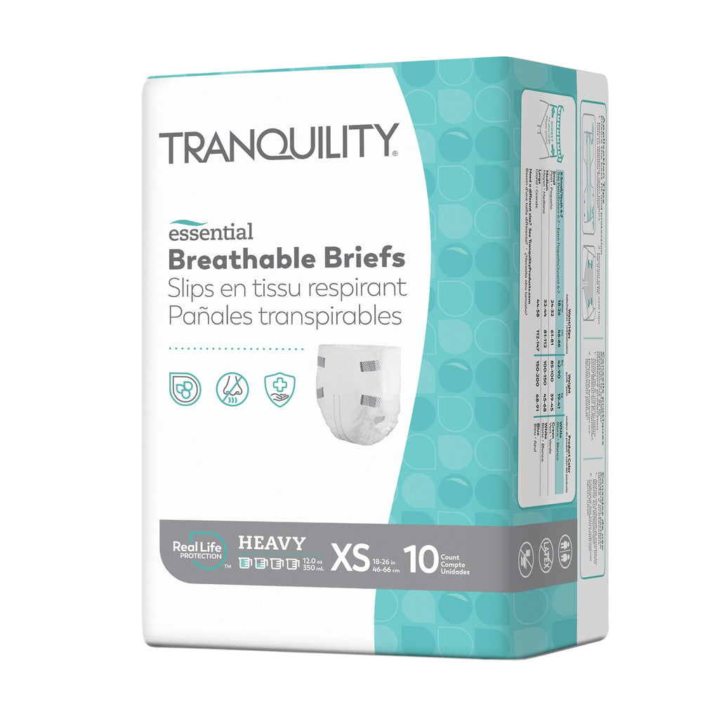 TranquilityÂ® Essential Heavy Incontinence Brief, Extra Small