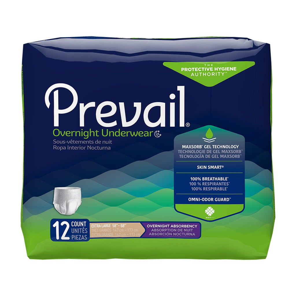 PrevailÂ® Overnight Absorbent Underwear, Extra Large