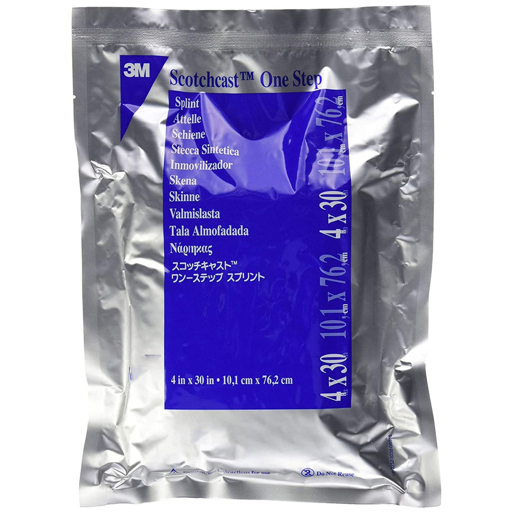 3M™ Scotchcast™ Quick Step Double Sided Felt Padded Splint, 4 x 30 Inch