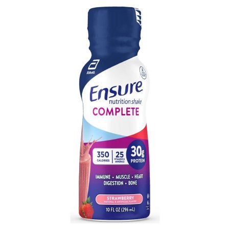 Ensure Complete® Strawberry Flavor Ready to Use Oral Supplement - 10 oz.