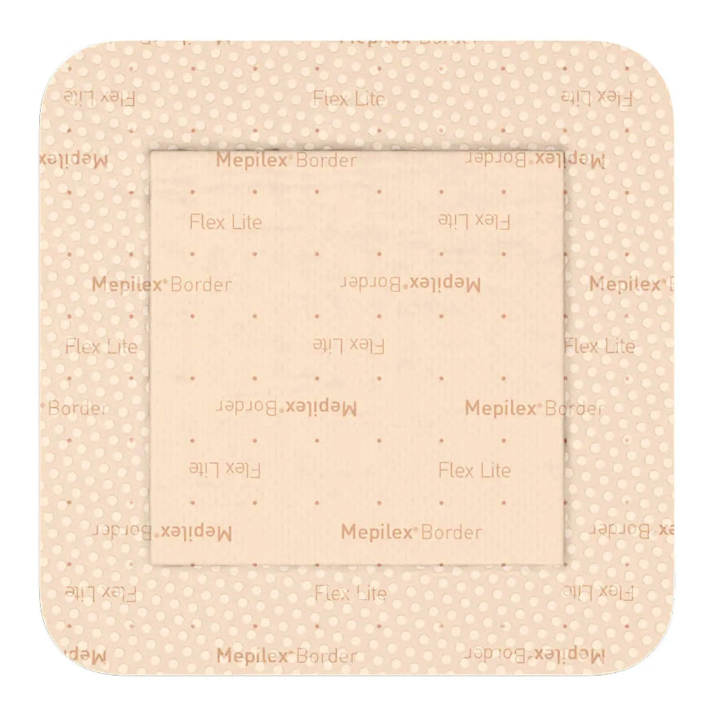 Mepilex® Border Flex Lite Silicone Foam Dressing, 6 x 6 Inch