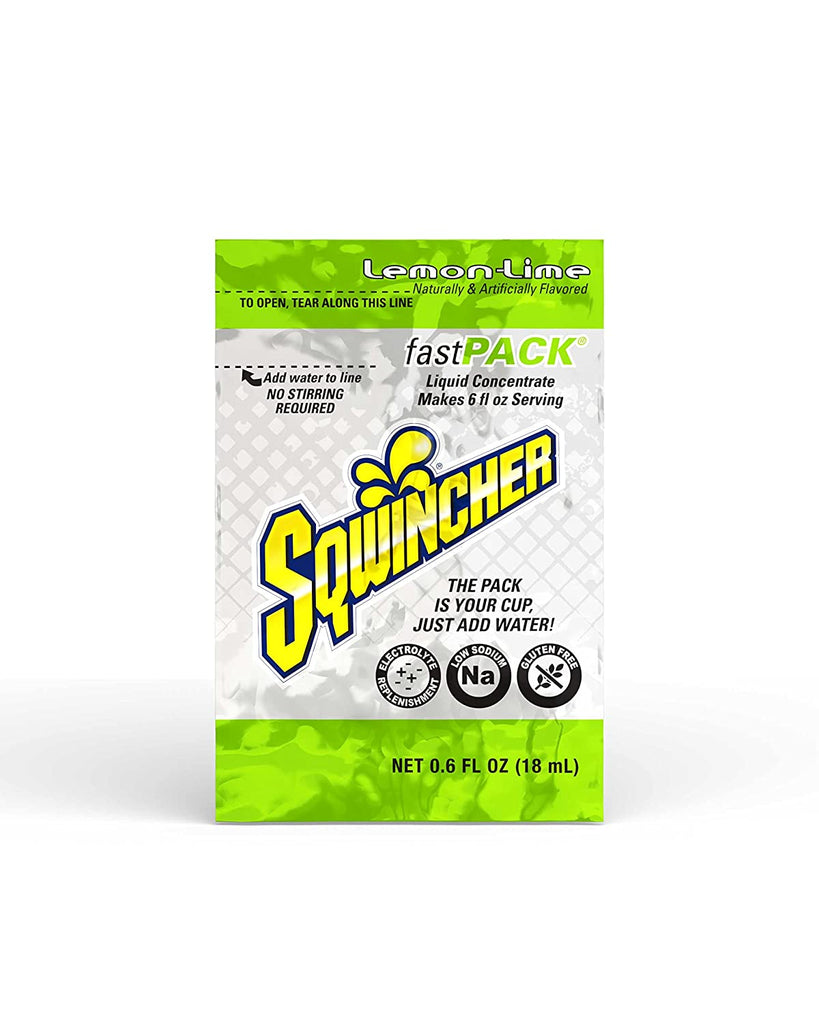 Sqwincher® Fast Pack® Lemon Lime Sports Drink Mix - 6 oz.