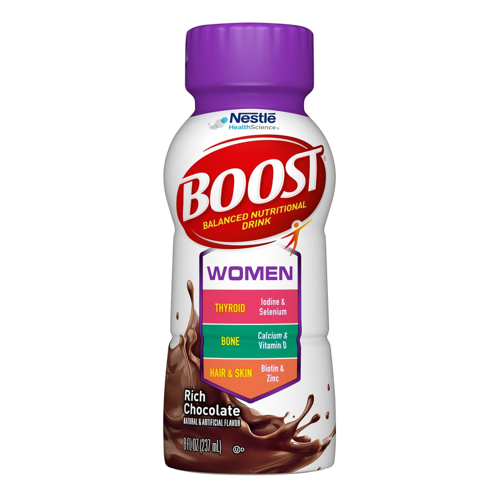 BoostÂ® Women Chocolate Oral Supplement, 8 oz. Bottle