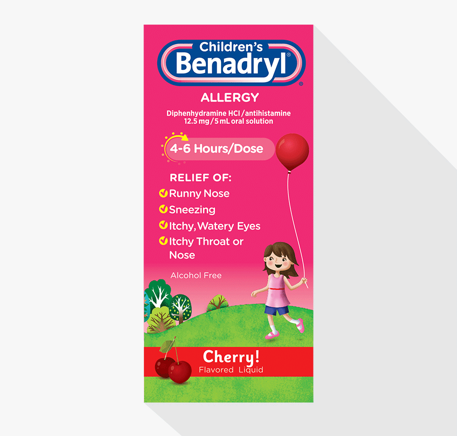 Children’s BENADRYL® 12.5 mg Strength Children's Allergy Relief Liquid - 4 oz.