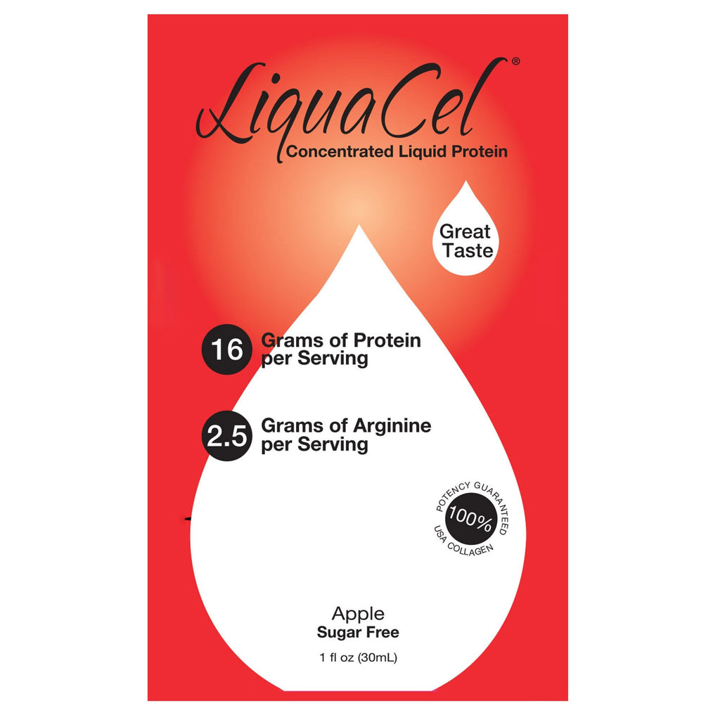 LiquaCel® Apple Oral Protein Supplement, 1 oz. Individual Packet