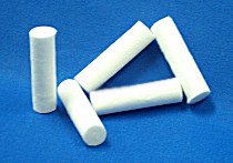 FabcoÂ® Cotton Dental Roll, 3/8 x 1Â½ Inch Cylindrical