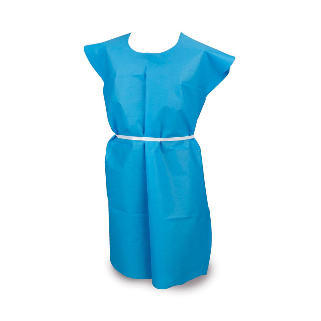 McKesson Exam Gown 30in. x 42in., Blue