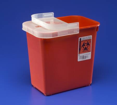 SharpSafetyâ„¢ Multi-purpose Sharps Container, 10 H x 10Â½ W x 7Â¼ D Inch