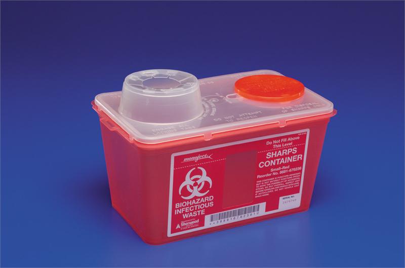 Monojectâ„¢ Multi-purpose Sharps Container, 17-7/10 H x 6Â¾ W x 10Â½ D Inch
