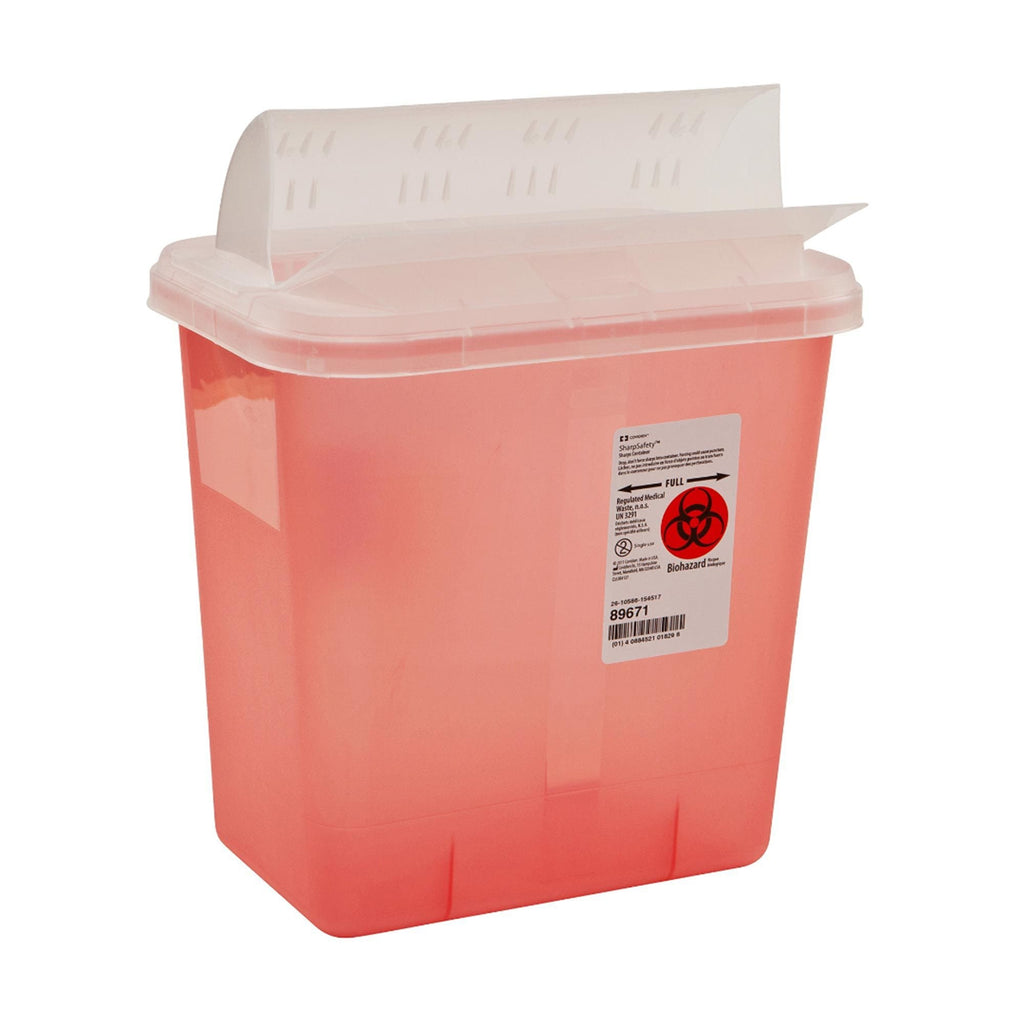 SharpSafetyâ„¢ Multi-purpose Sharps Container, 12Â¾ H x 7Â¼ D x 10Â½ W Inch