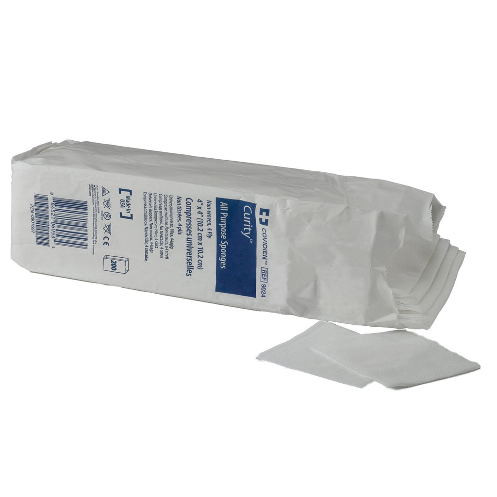Curityâ„¢ Nonsterile Nonwoven Sponge, 2 x 2 Inch
