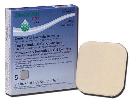 DuoDerm CGF Hydrocolloid Dressing, 6 x 6 inch