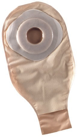 ActiveLifeÂ¨ One-Piece Drainable Transparent Colostomy Pouch, 12 Inch Length, 1 Inch Stoma