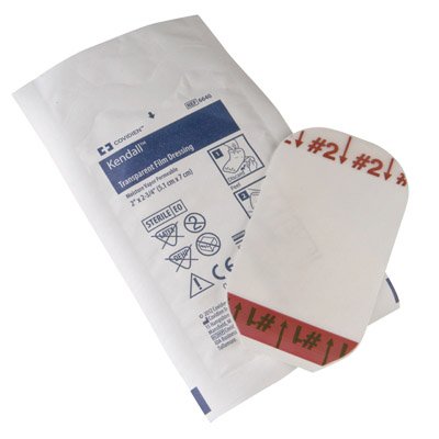 Kendallâ„¢ Transparent Film Dressing, 4 x 4Â¾ Inch