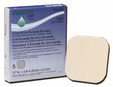 DuoDermÂ® CGFÂ® Hydrocolloid Dressing, 6 x 6 Inch