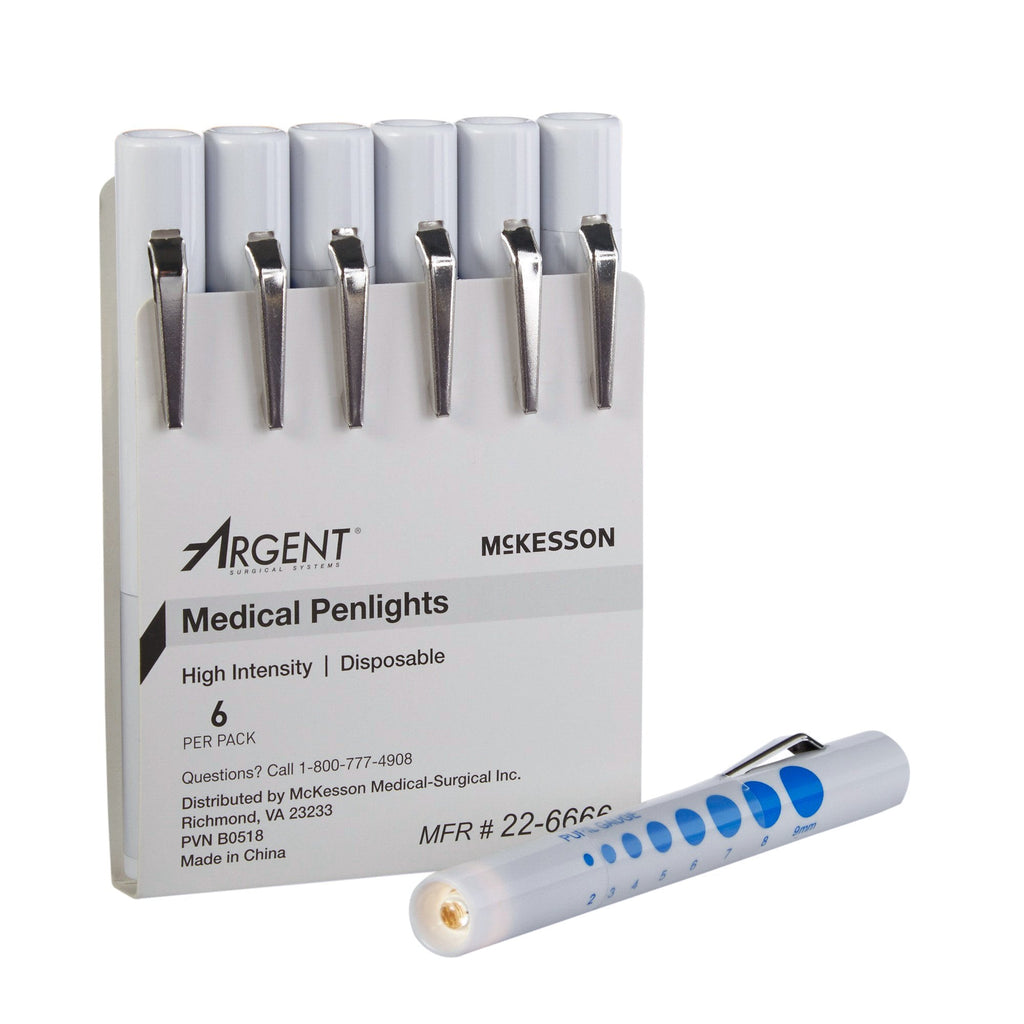 McKesson Disposable Penlight White Light, 4Â½ Inch