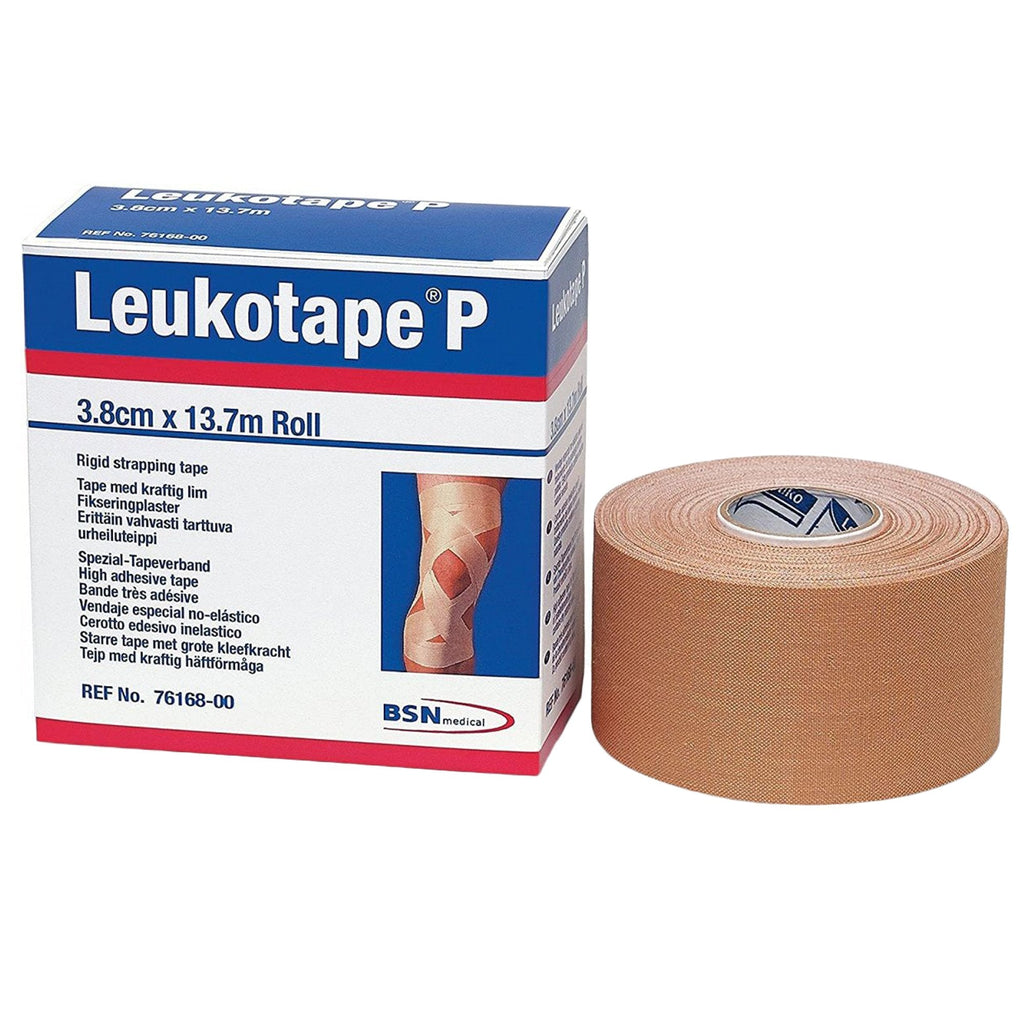 LeukotapeÂ® P Rayon / Zinc Oxide Orthopedic Corrective Tape, 1-1/2 Inch x 15 Yard, Beige