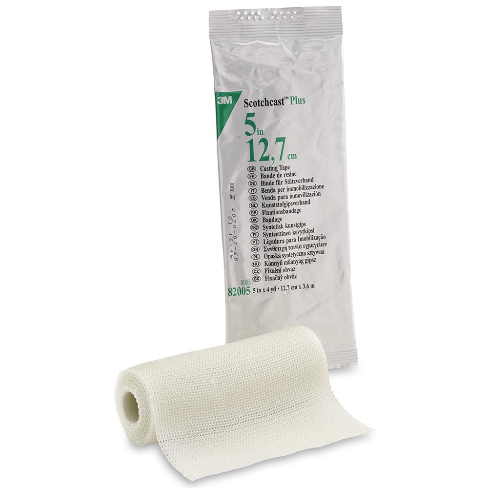 3Mâ„¢ Scotchcastâ„¢ Plus Cast Tape, White, 5 Inch x 12 Foot